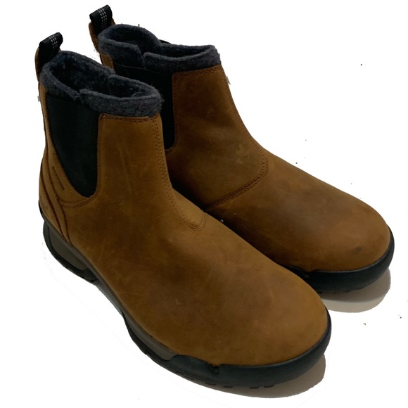 9.5 / Sorel Men's Tan Leather Boots - Picture 1 of 7